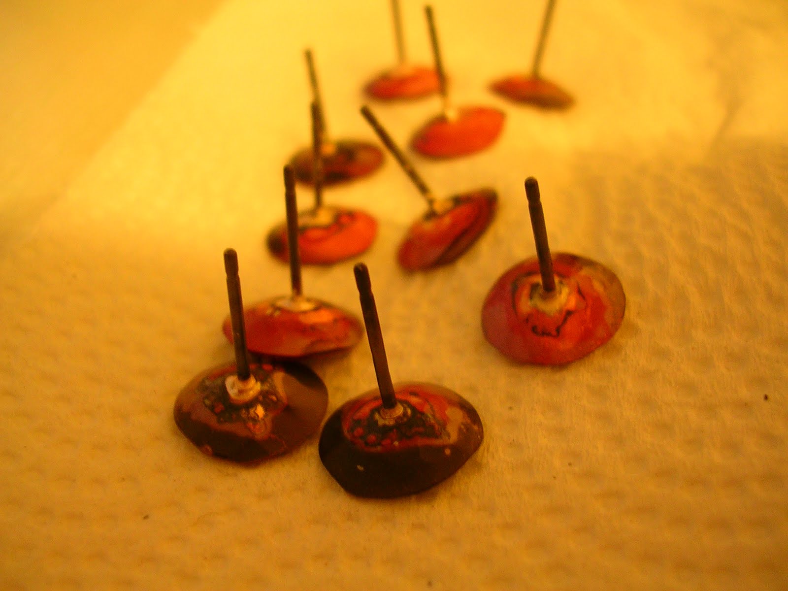 Jewelry by Natsuko Let’s make enamel stud earrings!