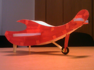 Avion Bois Decoration Rouge Avion Bois Decoration Rouge