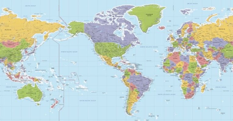 World Map From Different Perspectives A Swedish Alien In California: Different Perspectives Of The World