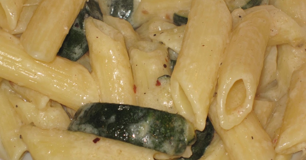 feast with bron Penne with Zucchini & Mascarpone