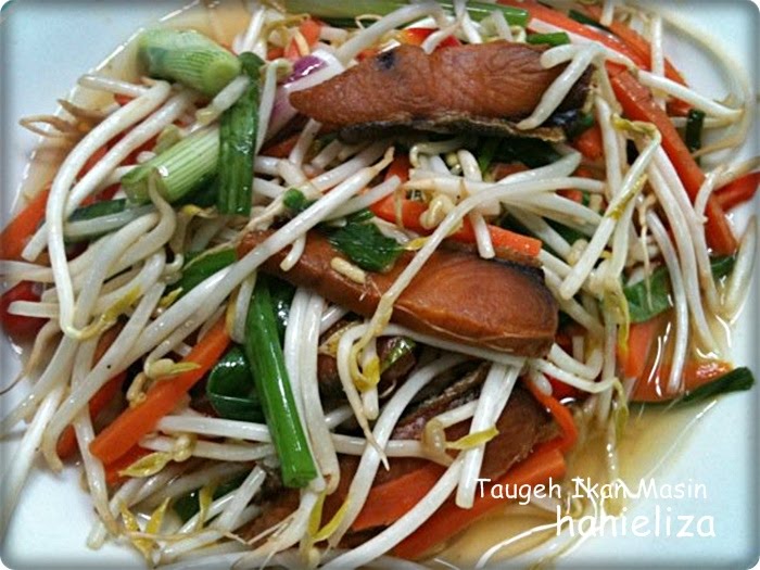 Hanielizas Cooking Taugeh Ikan Masin