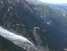 Heading out over the Glacier