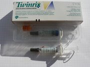 The Hep A+B vaccination (take 3 times) - mine was in a 5 dose box