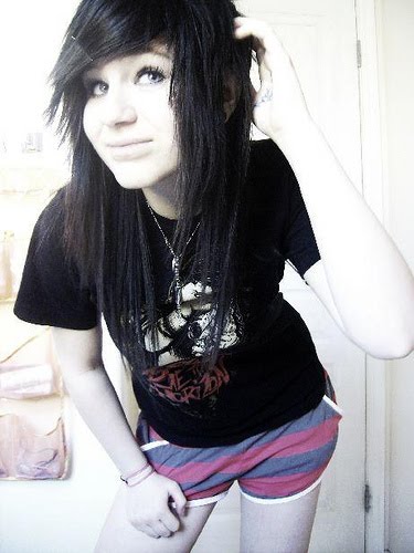 emo hairstyles for girls 2010. Beautiful Long Emo Hairstyles