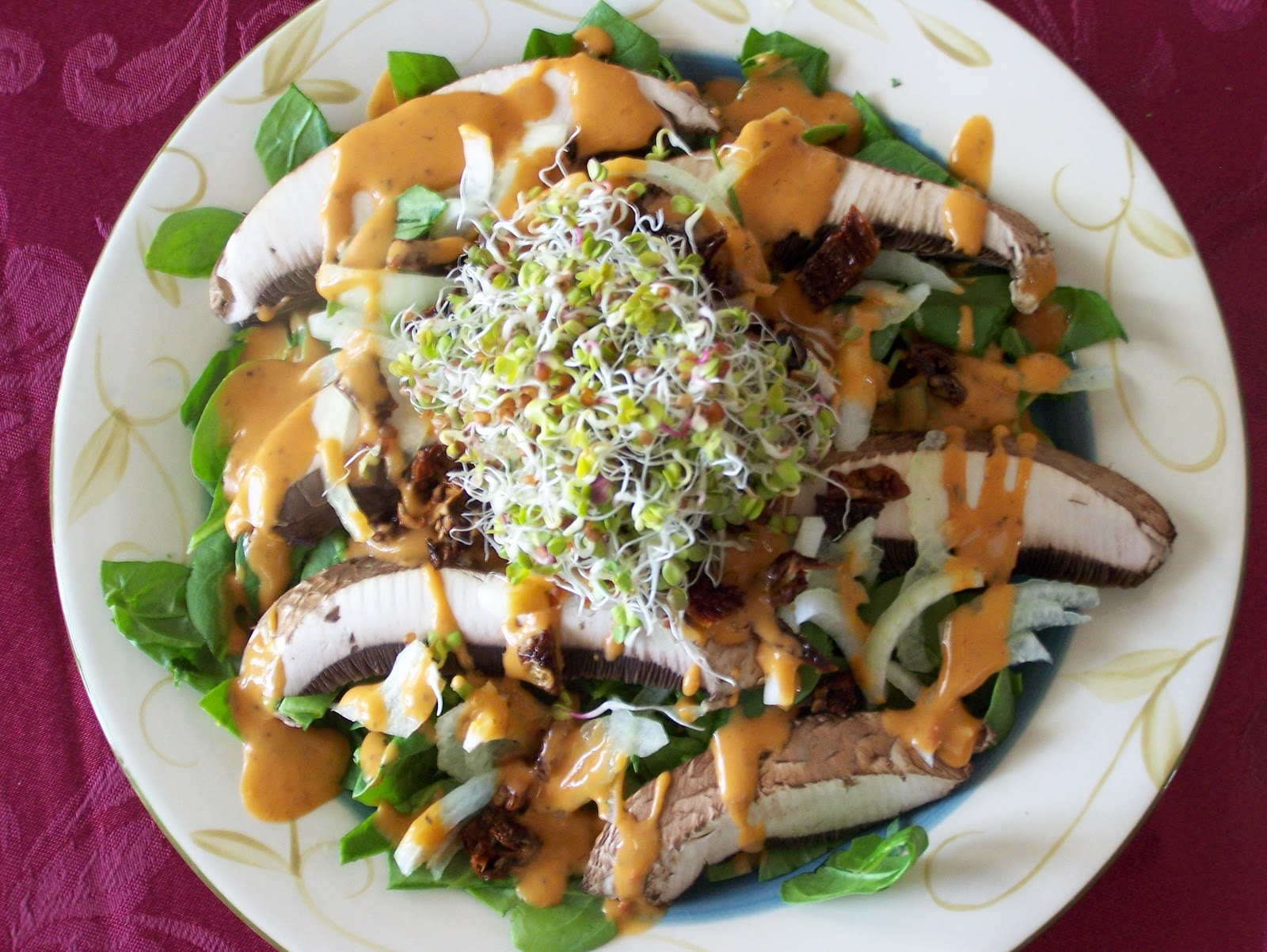 Super Simple Raw Portobello Recipe