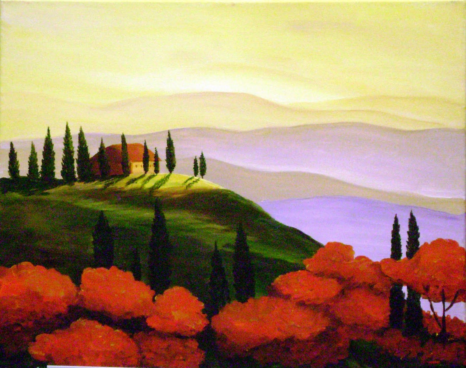 Painting with Alice A couple of great paintings for the fall