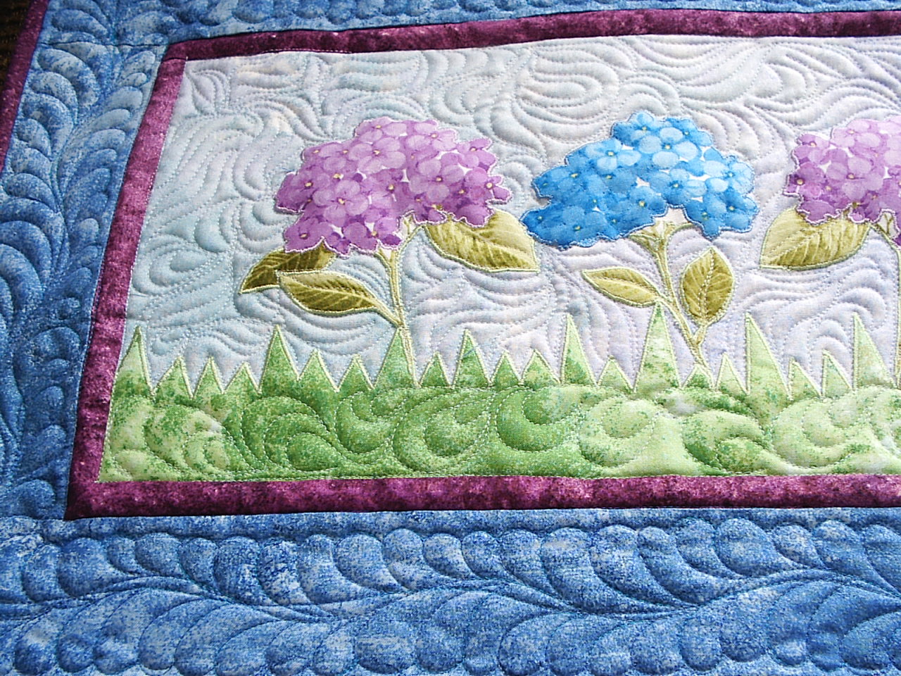 Wee Folks Heirloom Quilt Shoppe Bailey in June and Longarm Quilting