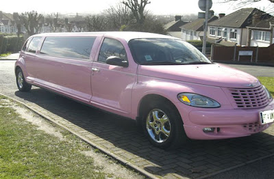 Pink Chrysler PT Cruiser Limousine