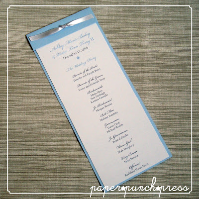 on this wedding invitation ensemble for her December 11th wedding on this wedding invitation ensemble for her December 11th wedding
