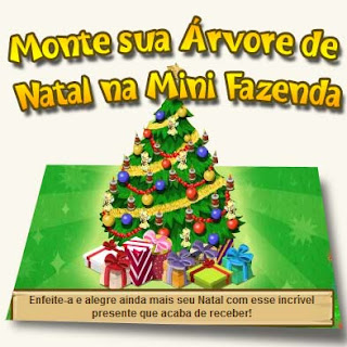 Monte sua Árvore de Natal na Mini Fazenda Árvore de Natal Mini Fazenda