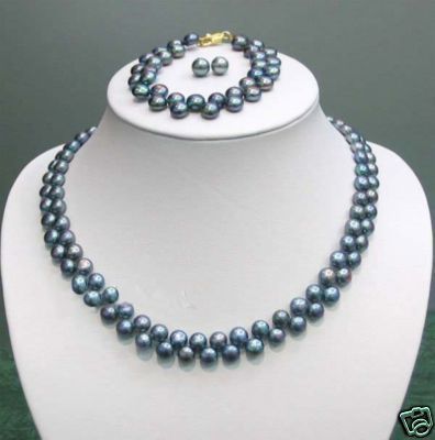 [BLACK+Freshwater+Pearl+17+and+7.5,the+Pearl+size+is+7-8mm+Necklace,Bracelet,Earring.jpg]