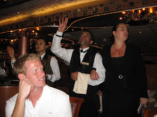 Matt and the waitstaff