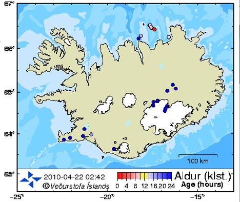 map of iceland volcanoes. If you look at the Icelandic