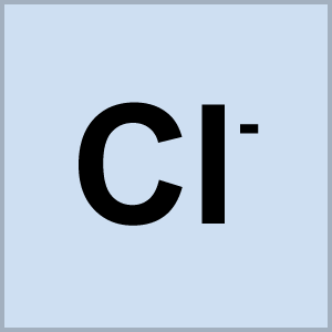 Yes chloride like all ions is