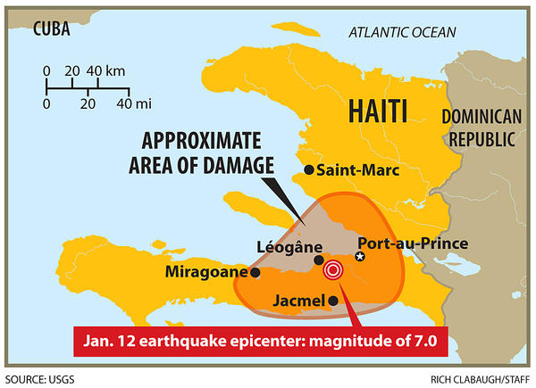 Haiti+earthquake+epicenter
