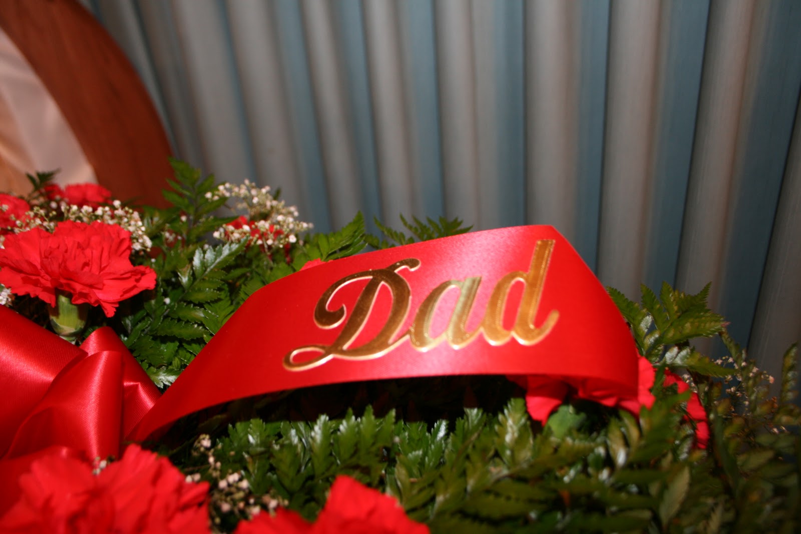 Joy Is My Goal Flowers from Dad's funeral