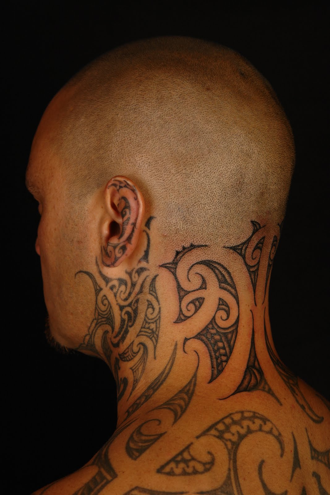 SHANE TATTOOS: Tiki Taane Neck Tattoo