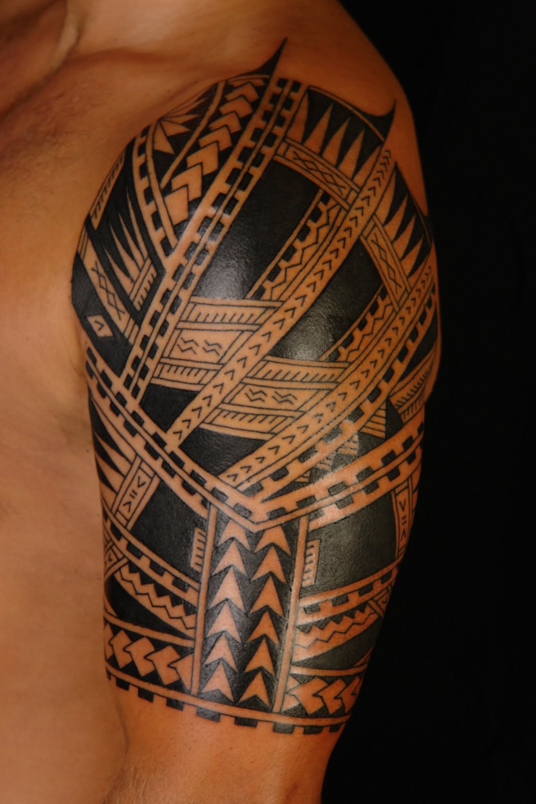 MAORI POLYNESIAN TATTOO: Polynesian/Samoan Half Sleeve