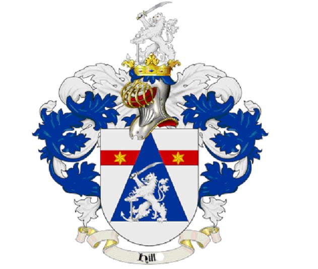 James and Laura Hill Family Crest