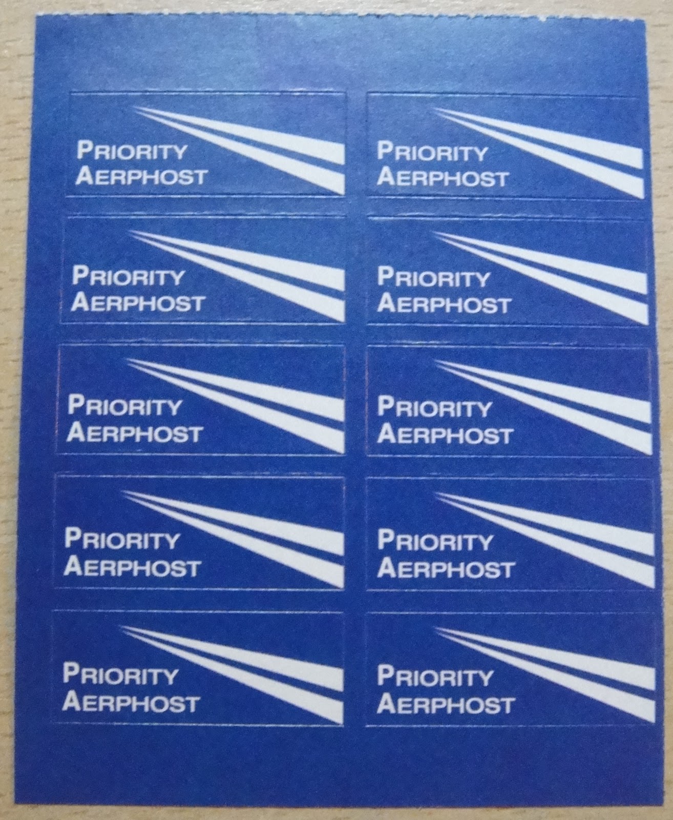 International Airmail And Priority Mail Labels Ireland Airmail labels