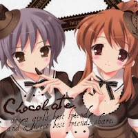 friendship chocolate quote card