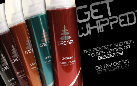 Alcohol Infused Whipped Cream