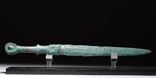 Ancient Luristan bronze dagger