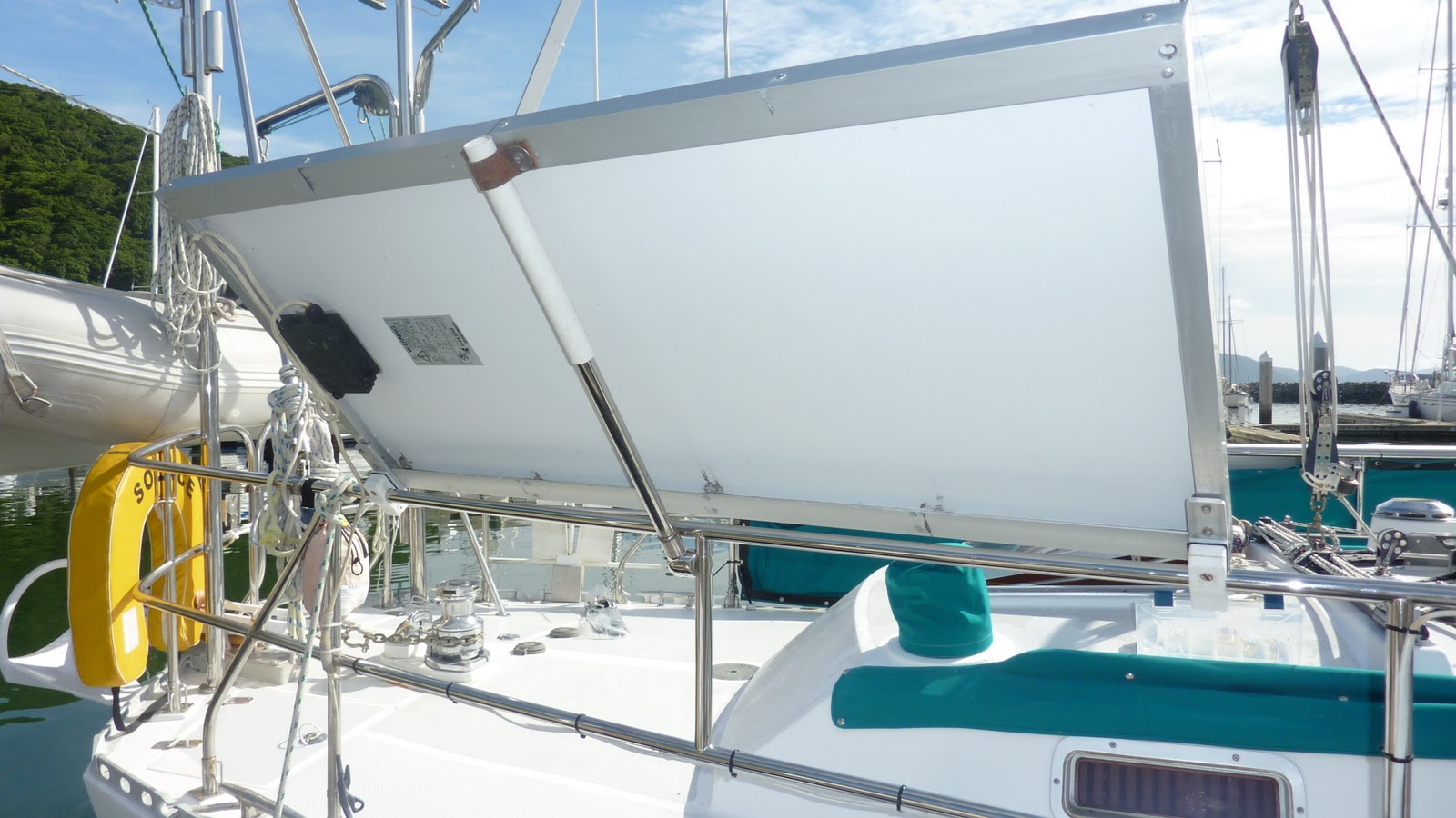 Boat Projects Solar Panel Mounting