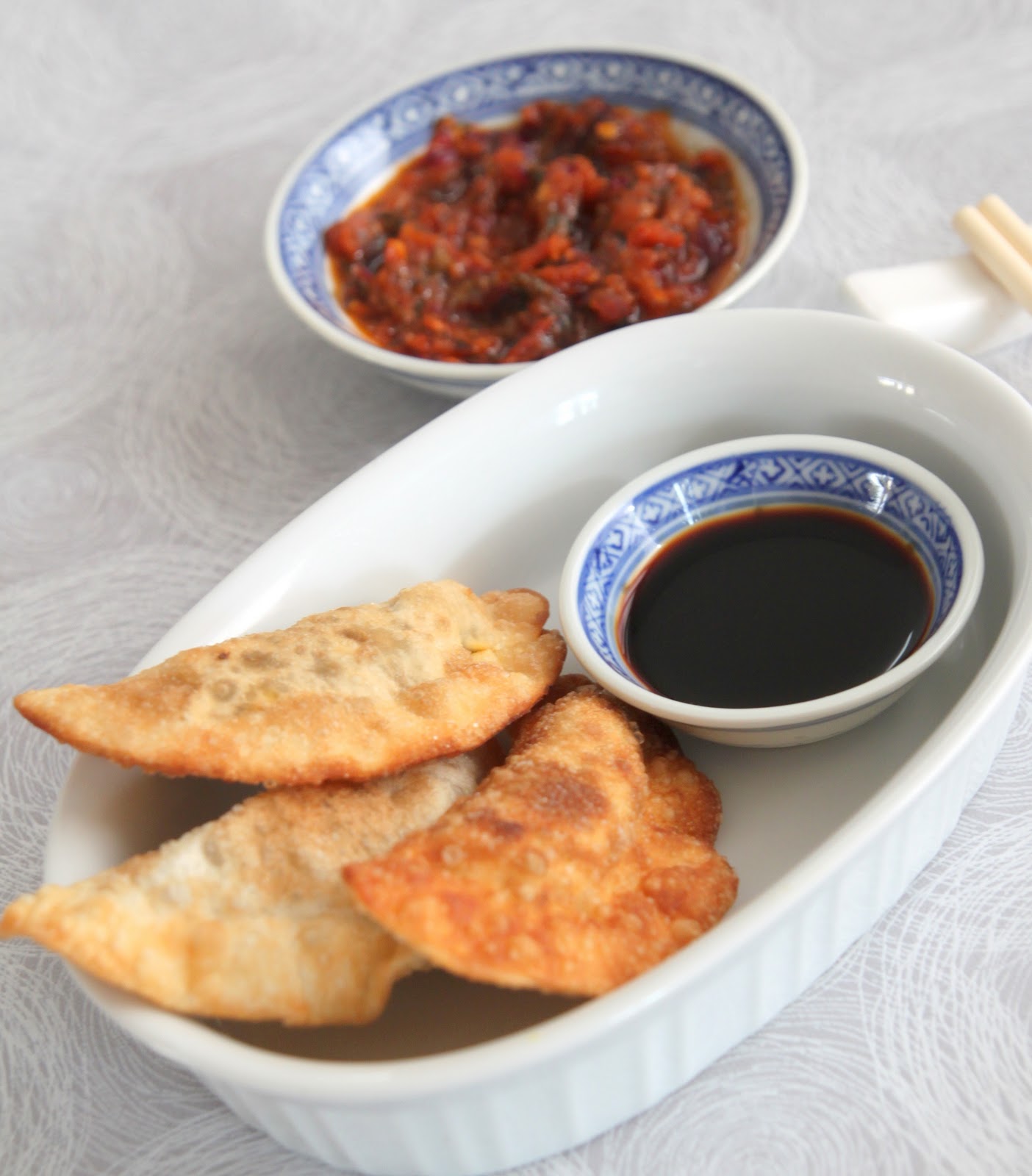 My Kitchen Antics Sweet and spicy Asian dipping sauce with Tibetan Momos