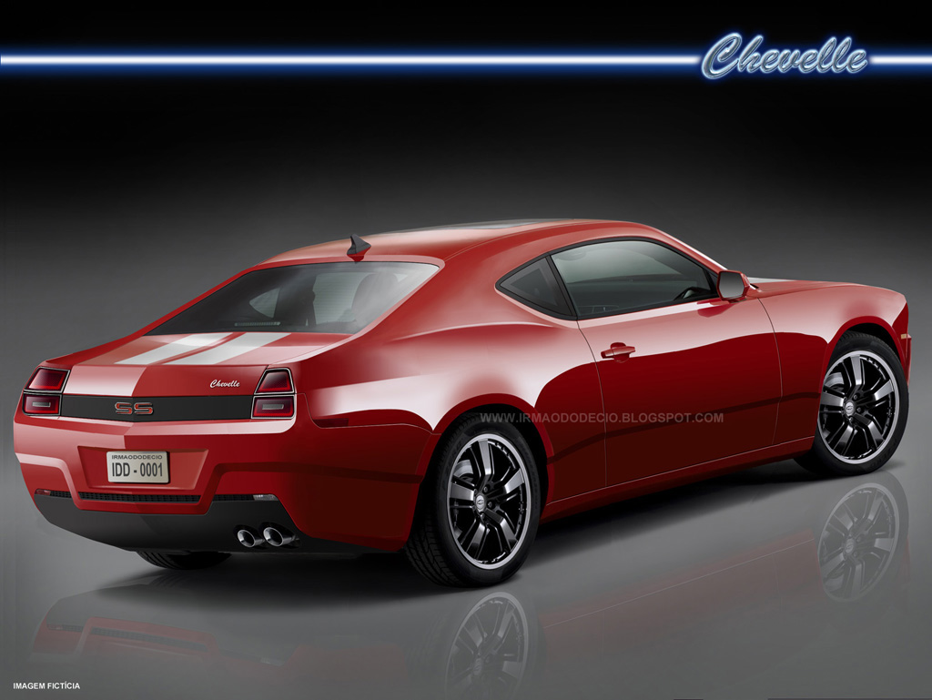 2015-Chevrolet-Chevelle-Concept Chevelle, clássico muscle car de décadas passadas retorna em nova ...
