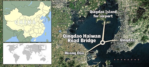 Danyang–Kunshan Grand Bridge. Danyang–Kunshan Grand Bridge Map Danyang–Kunshan Grand Bridge. Danyang–Kunshan Grand Bridge Map
