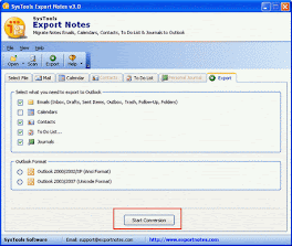 Convert NSF to Outlook