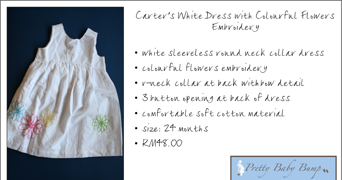 carter's white dress