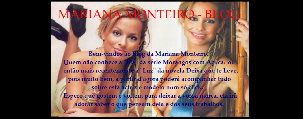 Mariana Monteiro - Blog