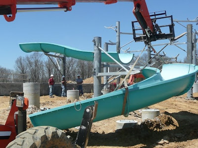 Water Slides Going Up!
