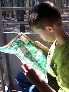 Corbin making sure we don't get lost