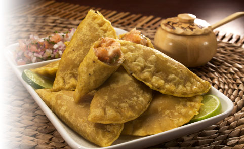 Empanadas verde con pescado