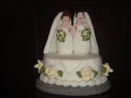 Knitted Wedding Cake