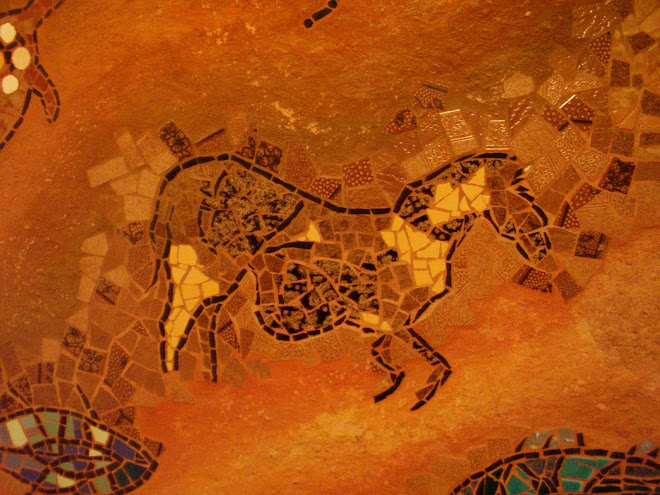 Mural rupestre, detalhe (cavalo)