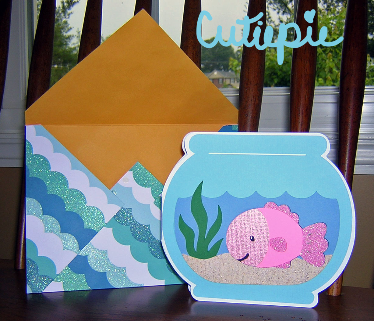 Cutiepie's Crafts: Fish Birthday Card