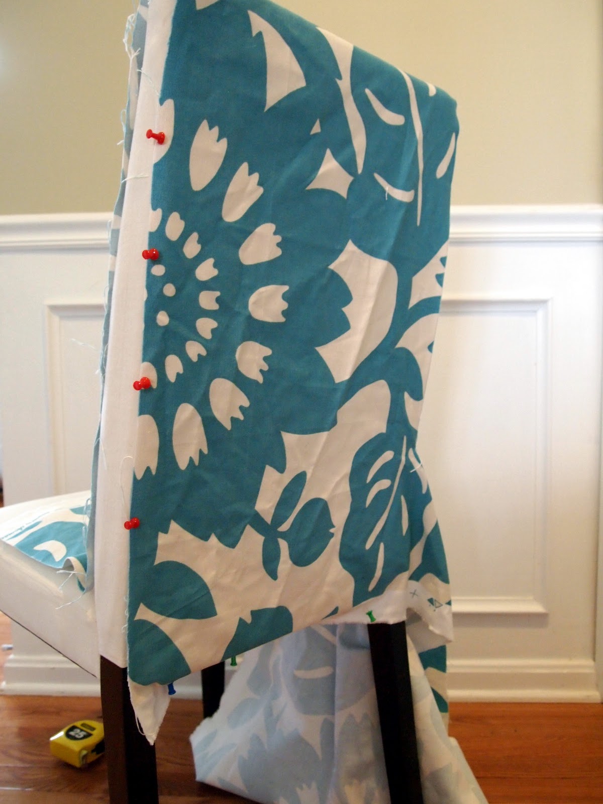 LoveYourRoom: My Morning Slip Cover Chair Project Using Remnant LoveYourRoom: My Morning Slip Cover Chair Project Using Remnant