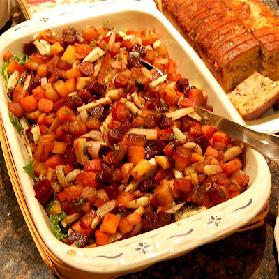 vegetable salad and did an enormous amount of peeling, chopping, vegetable salad and did an enormous amount of peeling, chopping,