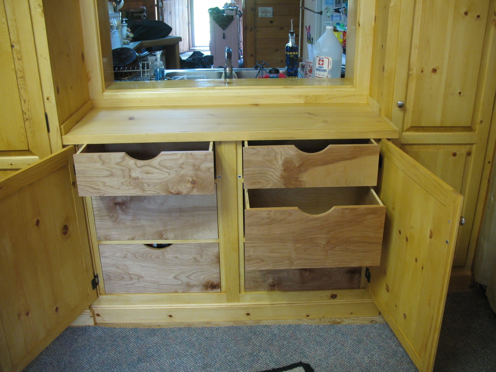 depressioneradesigns pine pantry storage