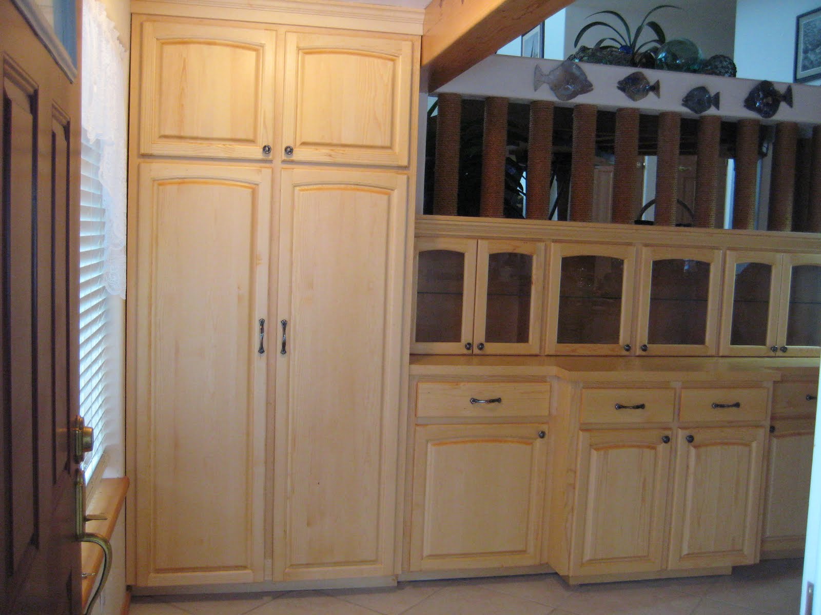 How to update kitchen cabinets Clear Pine Kitchen Cabinets