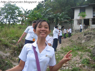 Nursing Students Climbing Down the Mountain Nursing Students Climbing Down the Mountain