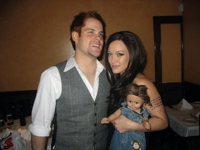 Hilary Duff was Angelina Jolie for Halloween Hilary Duff was Angelina Jolie for Halloween