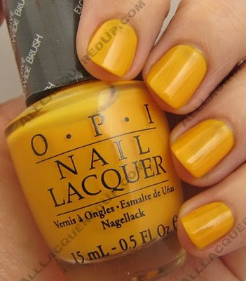 #3 savaitės nagų spalva Yellow+Nails+OPI