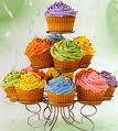 cupcakes con todos los colores