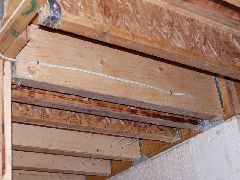 Home Design Rough Wiring and HalfSistered Joists