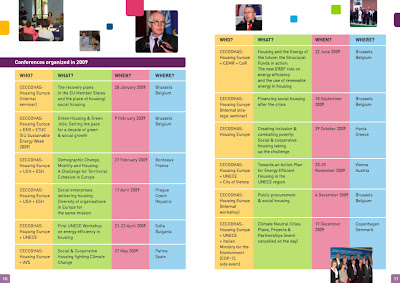 Rapport d'activités 2009 CECODHAS Housing Europe